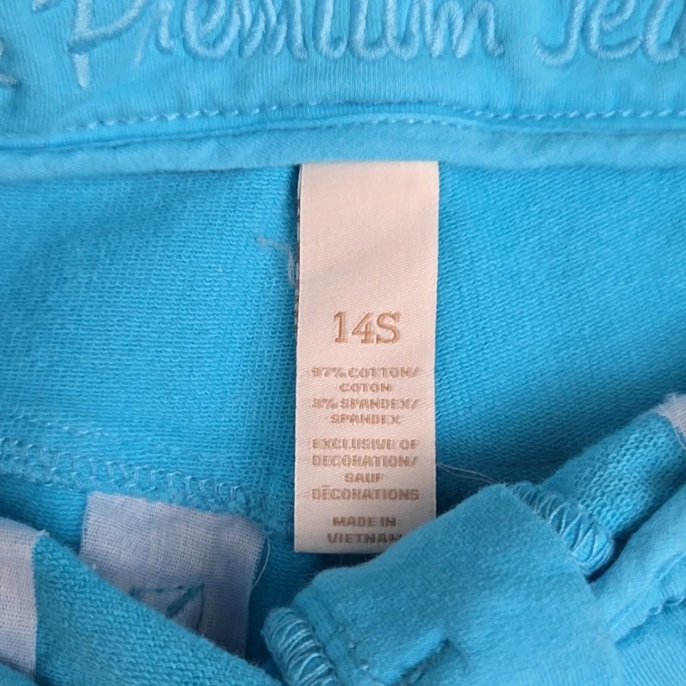 girls blue justice jean shorts